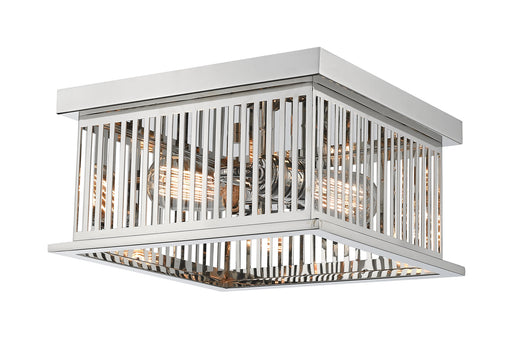 Camellia 2 Light Flush Mount in Polished Nickel