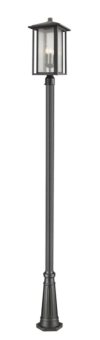Aspen 3 Light Outdoor Post Mount in Black (519P Mount)