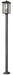 Aspen 3 Light Outdoor Post Mount in Black (536P Post)