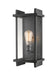 Fallow 1 Light Outdoor Wall Sconce in Black