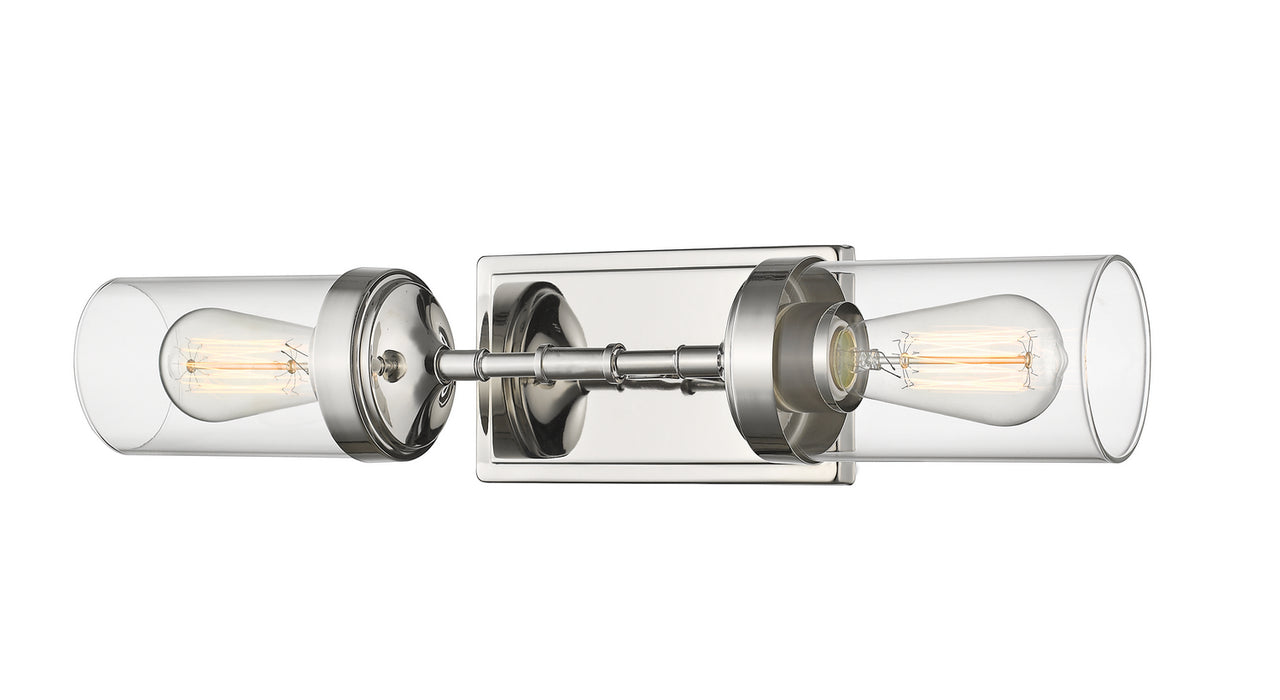 Calliope 2 Light Wall Sconce in Polished Nickel