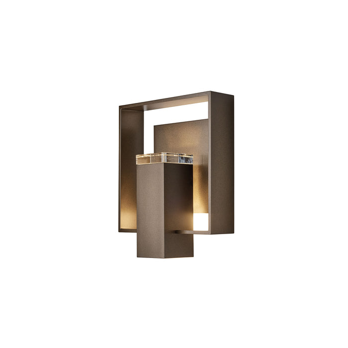 Shadow Box Outdoor Sconce in Coastal Bronze with Coastal Bronze Accent - 302603-SKT-75-75-ZM0546 by Hubbardton Forge