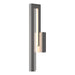 Edge Medium LED Outdoor Sconce in Coastal Burnished Steel - 302560-LED-78-II0564 by Hubbardton Forge