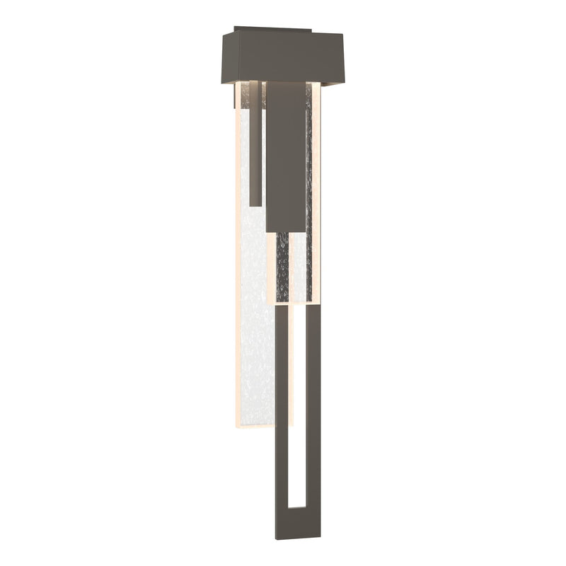 Rainfall Large LED Outdoor (Right Side) Sconce in Coastal Dark Smoke - 302533-LED-RGT-77-II0596 by Hubbardton Forge