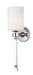 Lucent One Light Wall Sconce in Polished Nickel