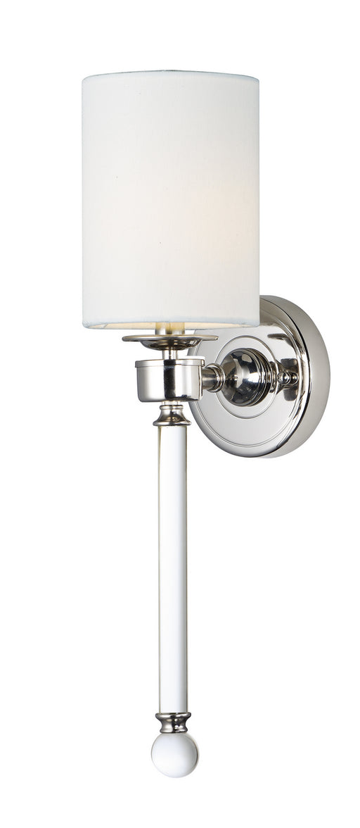Lucent One Light Wall Sconce in Polished Nickel