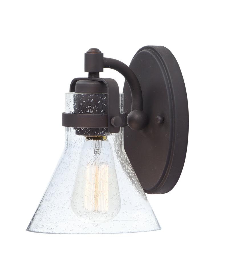 Seafarer 1-Light Wall Sconce in Oil Rubbed Bronze - Lamps Expo