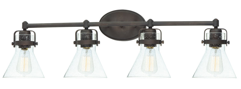 Seafarer Four Light Bath Vanity in Oil Rubbed Bronze