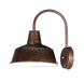 Pier M One Light Outdoor Wall Lantern in Empire Bronze