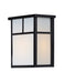 Coldwater Two Light Outdoor Wall Lantern in Black