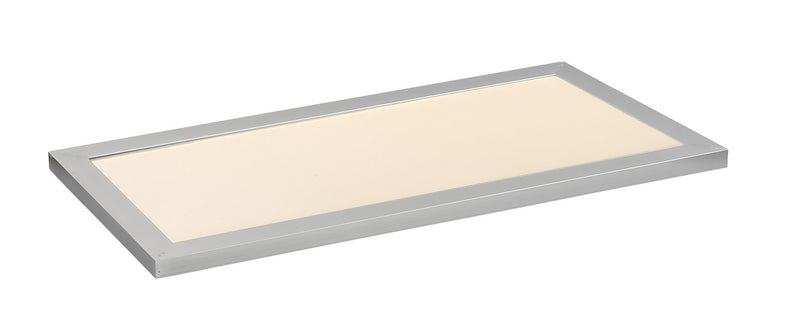 Sky LED Flush Mount in Brushed Aluminum