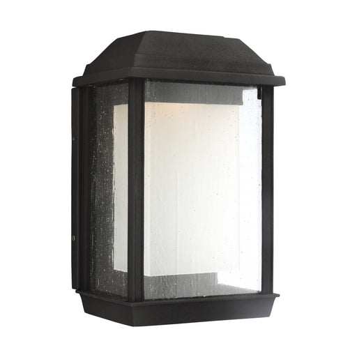McHenry Medium Outdoor Wall Lantern in Textured Black