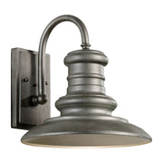 Redding Station LED Outdoor Wall Sconce in Tarnished Silver