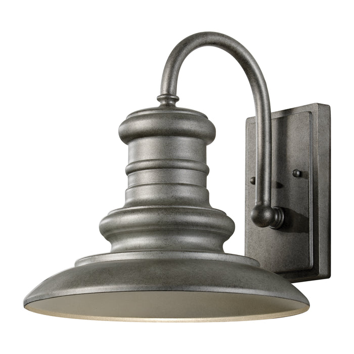 Redding Station LED Outdoor Wall Sconce in Tarnished Silver