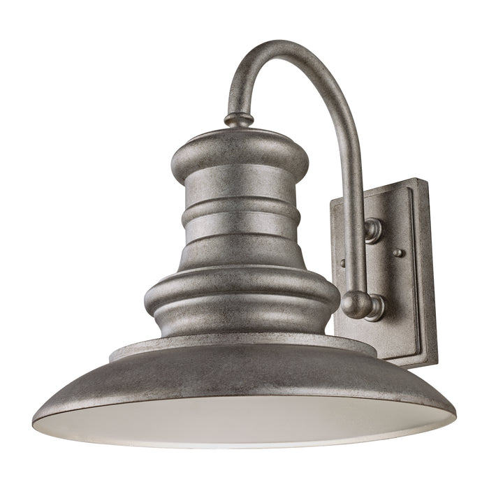 Redding Station LED Outdoor Wall Sconce in Tarnished Silver