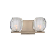 Regent 2-Light Bath Vanity Light in Satin Nickel