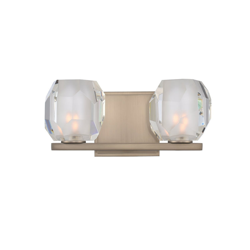 Regent 2-Light Bath Vanity Light in Satin Nickel