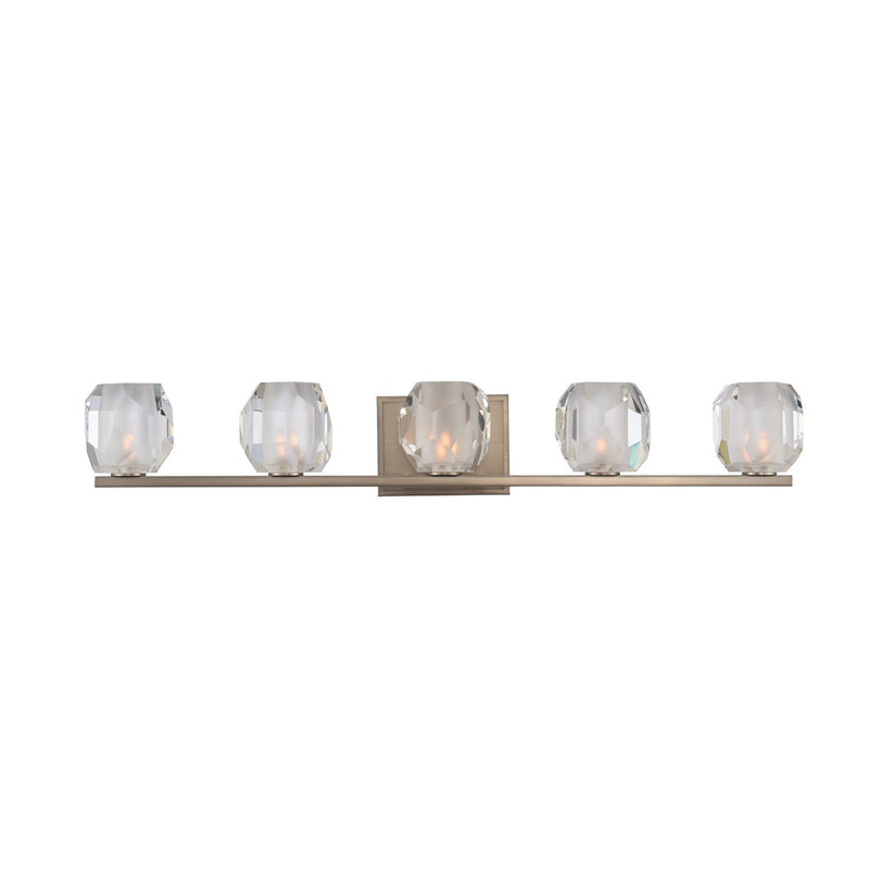 Regent 5-Light Bath Vanity Light in Satin Nickel