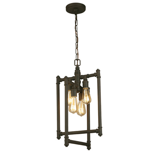 Wymer 4x60W Pendant With Matte Bronze Finish