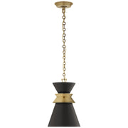 Alborg Small Stacked Pendant in Antique-Burnished Brass