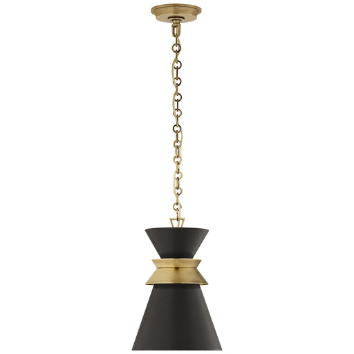 Alborg Small Stacked Pendant in Antique-Burnished Brass