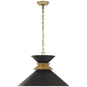 Alborg Large Stacked Pendant in Antique-Burnished Brass
