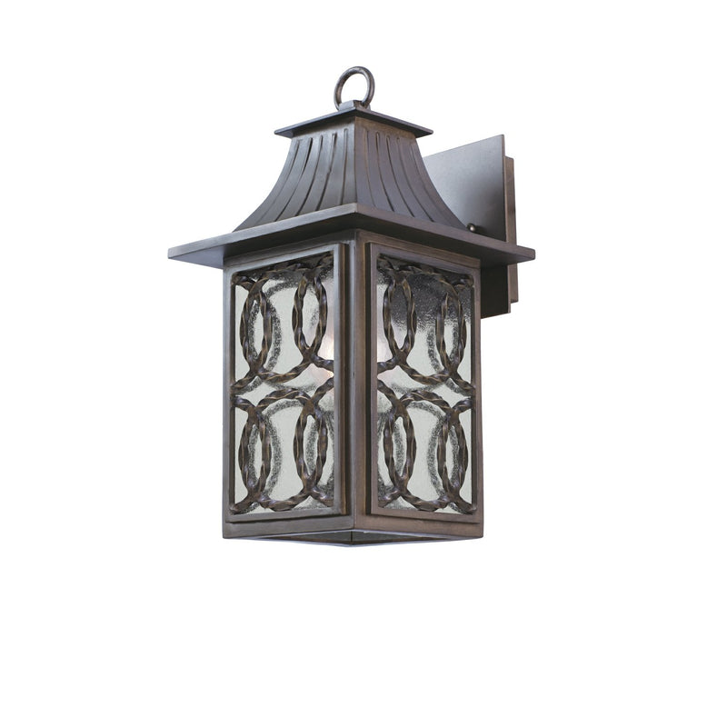 Monterey Outdoor Wall Lantern in Aged Bronze