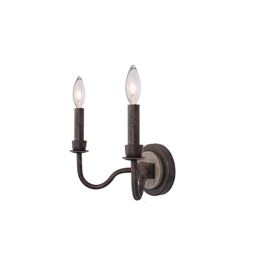 Harper 2-Light Wall Sconce in Florence Gold