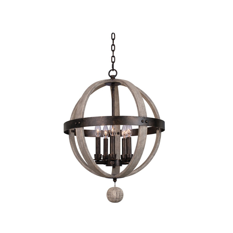 Harper 5-Light Mini Chandelier in Florence Gold