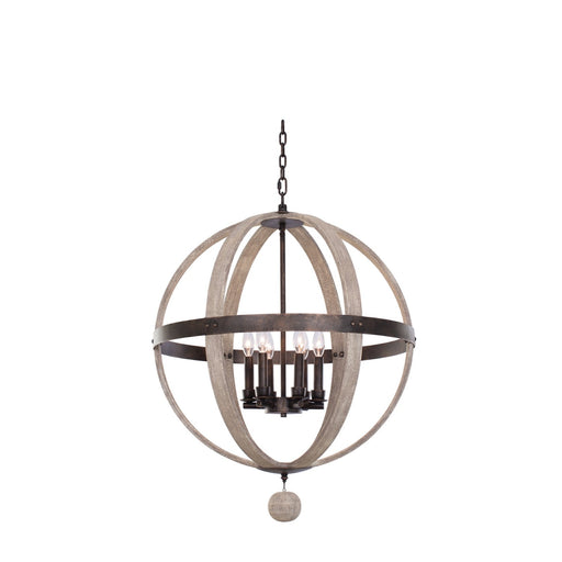 Harper 6-Light Chandelier in Florence Gold