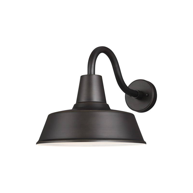 Barn Light Large Outdoor Wall Sconce in Antique Bronze