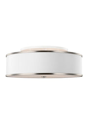Lennon Extra Large 5-Light Semi-Flush Mount in Satin Nickel