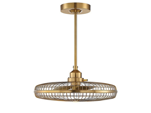 Wetherby 26" Fan D'Lier in Warm Brass