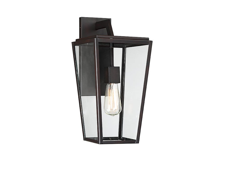 Milton Large Outdoor Wall Lantern in English Bronze
