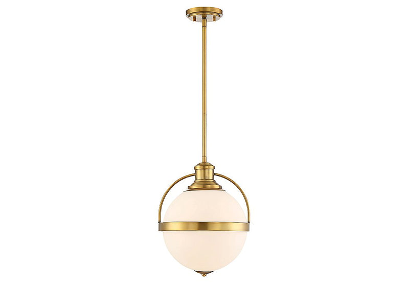 Westbourne Large Pendant in Warm Brass