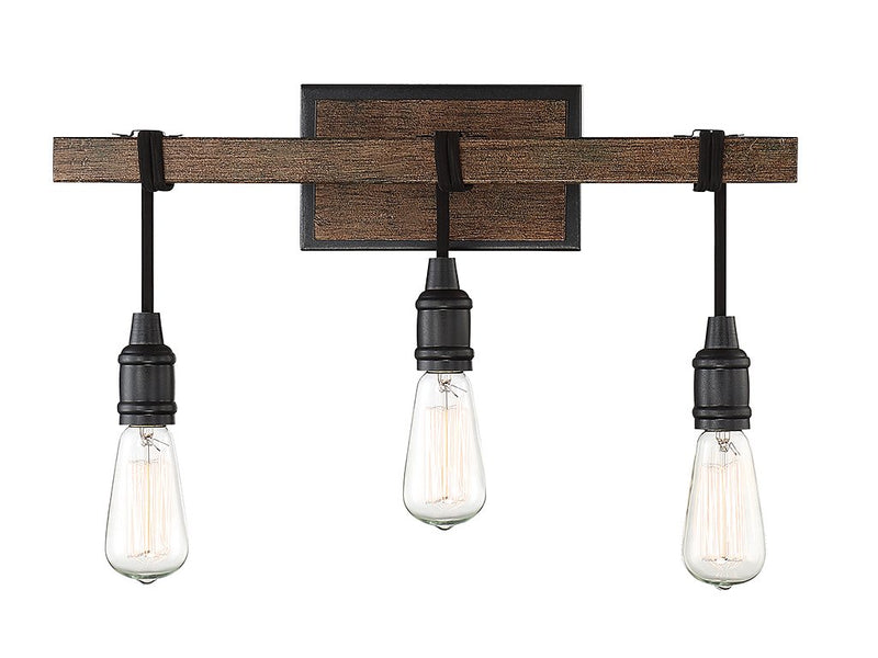 Burgess 3-Light Bath Vanity Light in Durango