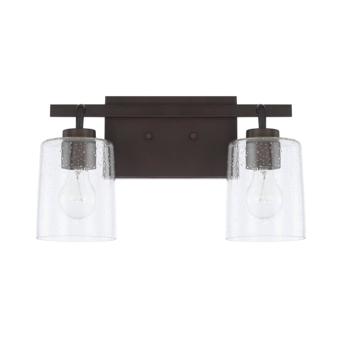 Greyson 2-Light Vanity in Bronze - Lamps Expo