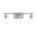 Greyson 3-Light Vanity in Brushed Nickel - Lamps Expo