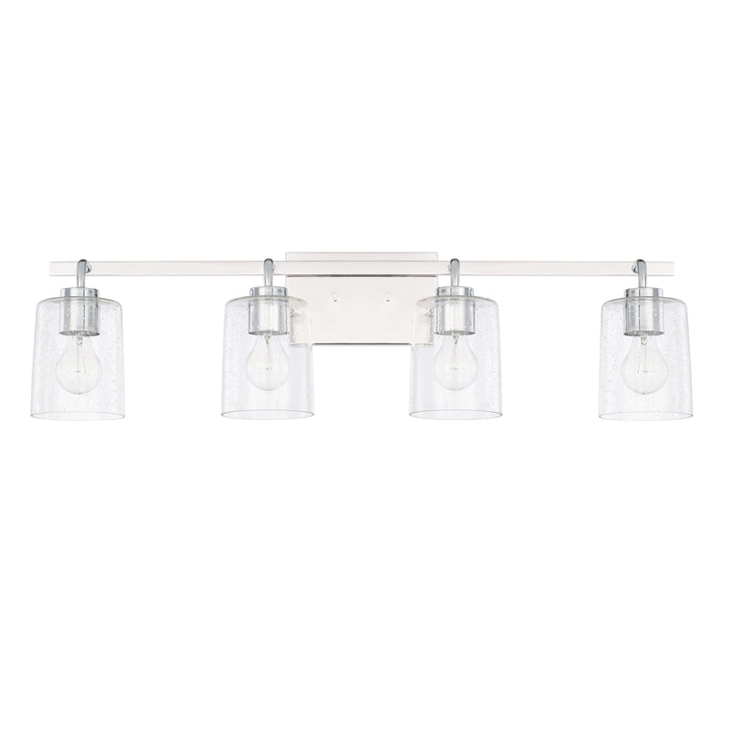Greyson 4-Light Vanity in Chrome - Lamps Expo