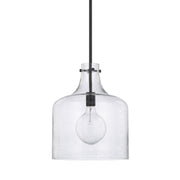 Crawford 1-Light Pendant in Matte Black - Lamps Expo