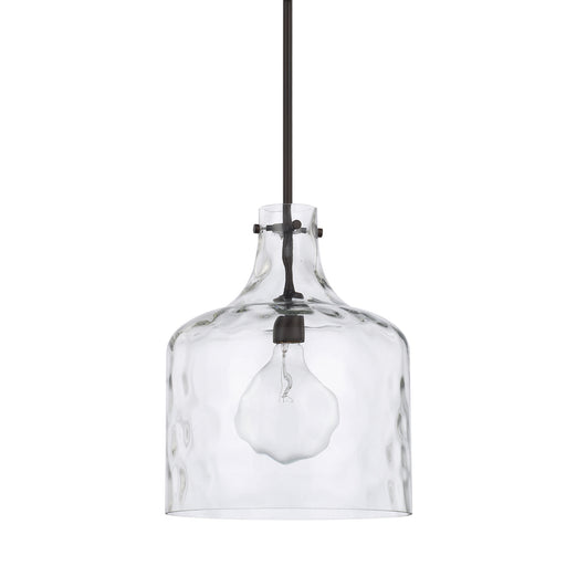 Crawford 1-Light Pendant in Bronze - Lamps Expo