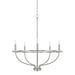 Greyson 5-Light Chandelier in Brushed Nickel - Lamps Expo