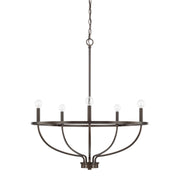 Greyson 5-Light Chandelier in Bronze - Lamps Expo