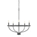 Greyson 5-Light Chandelier in Matte Black - Lamps Expo