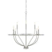 Greyson 8-Light Chandelier in Brushed Nickel - Lamps Expo