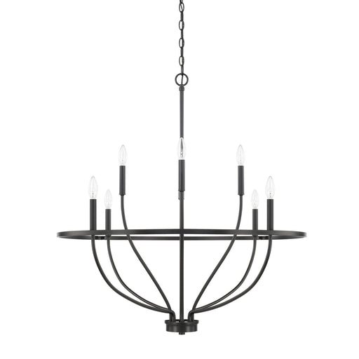 Greyson 8-Light Chandelier in Matte Black - Lamps Expo