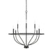 Greyson 8-Light Chandelier in Matte Black - Lamps Expo