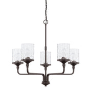 Colton 5-Light Chandelier in Bronze - Lamps Expo
