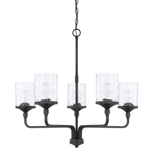 Colton 5-Light Chandelier in Matte Black - Lamps Expo