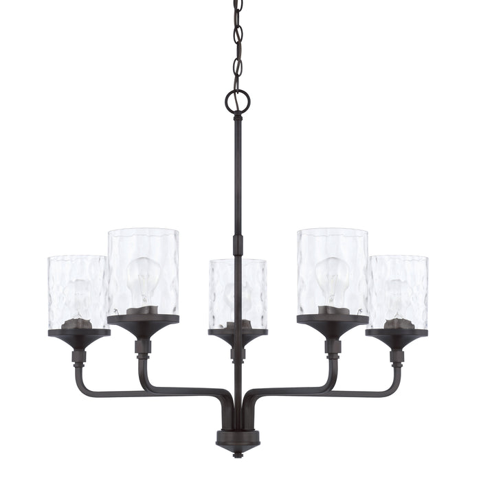 Colton 5-Light Chandelier in Matte Black - Lamps Expo